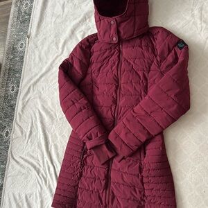 Lole Deep Red Puffer Jacket